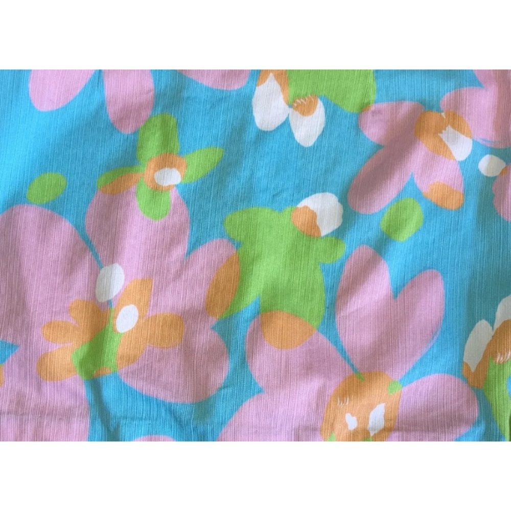 Lilly Pulitzer Floral Turquoise Pink Mini Skort Skirt Bows Womens 0 cottagecore - Picture 4 of 11